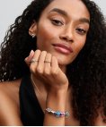Pandora Disney Stitch Snake Chain Joia Pulseira Mulher 593738C01