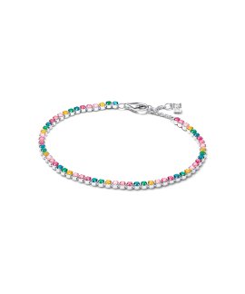 Pandora Rainbow Tennis Joia Pulseira Mulher 593927C03