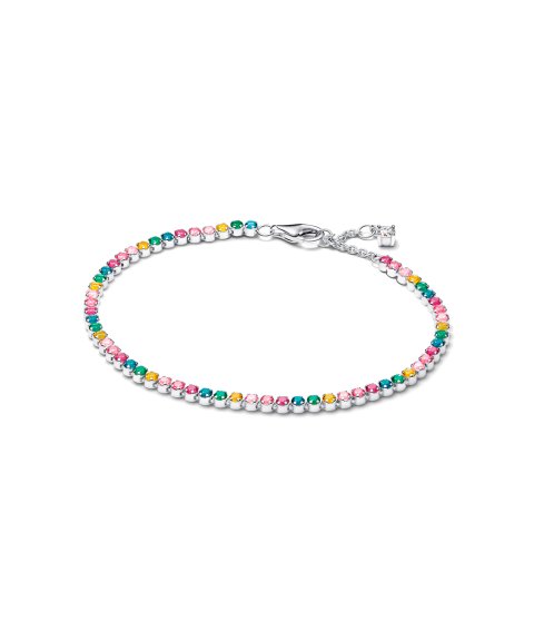 Pandora Rainbow Tennis Joia Pulseira Mulher 593927C03