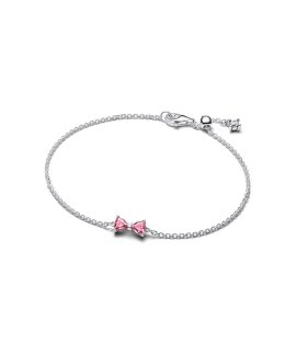 Pandora Sparkling Pink Bow Joia Pulseira Mulher 594234C01