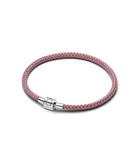 Pandora Shimmering Pink Cord Joia Pulseira Mulher 594530C01