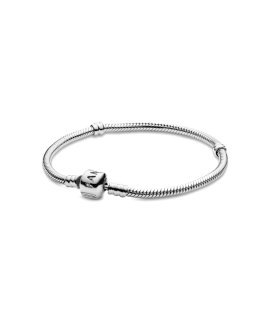 Pandora Moments Barrel Clasp Snake Joia Pulseira Mulher 594593C00