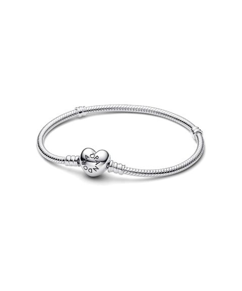 Pandora Moments Heart and Snake Joia Pulseira Mulher 594594C00