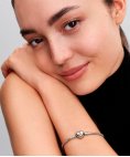 Pandora Moments Heart and Snake Joia Pulseira Mulher 594594C00