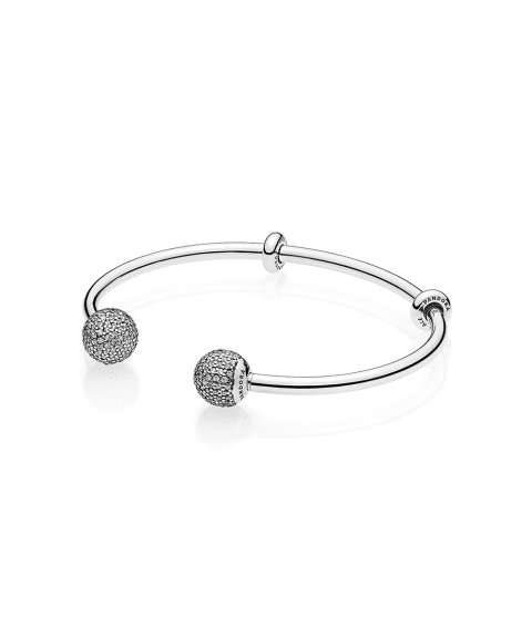 Pandora Open Bangle Joia Pulseira Mulher 596438CZ Pandora Open Bangle Joia Pulseira Mulher 596438CZ