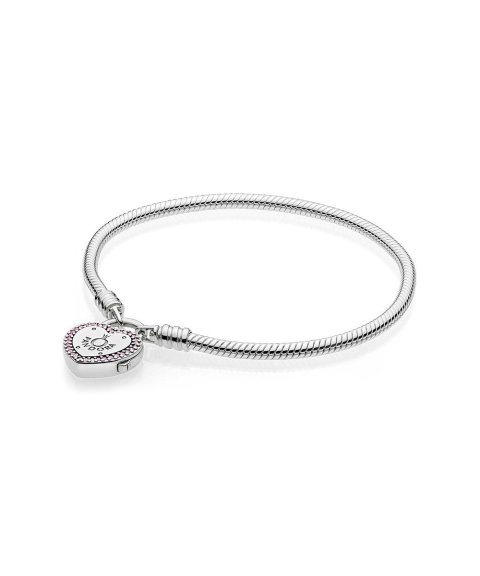 Pandora Lock Your Promise Joia Pulseira Mulher 596586FPC Pandora Lock Your Promise Joia Pulseira Mulher 596586FPC