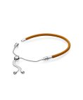 Pandora Moments Sliding Golden Tan Joia Pulseira Mulher 597225CGT-2