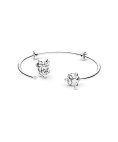 Pandora Disney Mickey and Minnie Open Bangle Joia Pulseira Bangle Mulher 597494