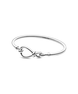 Pandora Infinity Knot Joia Pulseira Bangle Mulher 598893C00