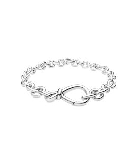 Pandora Chunky Infinity Knot Joia Pulseira Mulher 598911C00