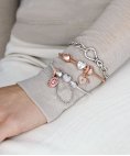 Pandora Chunky Infinity Knot Joia Pulseira Mulher 598911C00