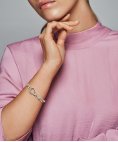 Pandora Chunky Infinity Knot Joia Pulseira Mulher 598911C00