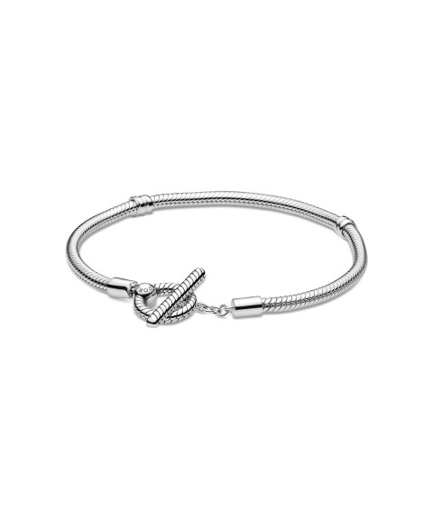 Pandora Moments T-Bar Snake Chain Joia Pulseira Mulher 599082C00