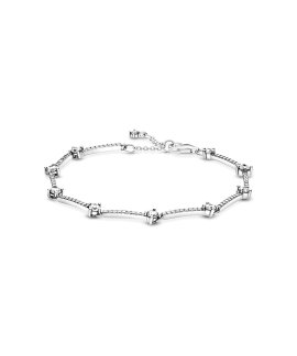 Pandora Sparkling Pavé Bars Joia Pulseira Mulher 599217C02