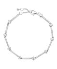 Pandora Sparkling Pavé Bars Joia Pulseira Mulher 599217C02