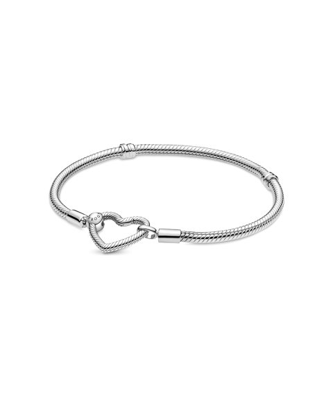 Pandora Moments Heart Snake Joia Pulseira Mulher 599539C00