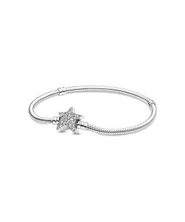 Pandora Moments Asymmetric Star Snake Joia Pulseira Mulher 599639C01