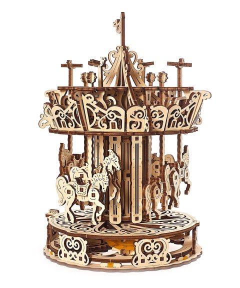 Ugears Carrossel Puzzle 3D 70129 Ugears Carrossel Puzzle 3D 70129