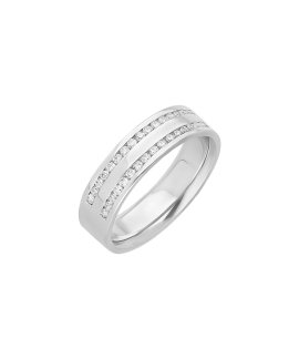 Pereirinha Emoção Joia Anel Aliança Ouro 19.2K e Diamantes Mulher 71M0334AD