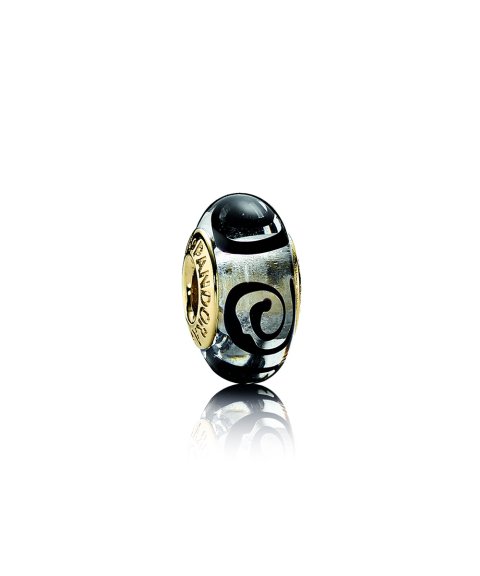 Pandora Black Swirl Joia Conta Mulher 750511 Pandora Black Swirl Joia Conta Mulher 750511