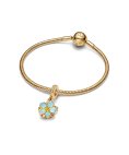 Pandora Blue Blossom Joia Conta Pendente Pulseira Mulher 760667C01
