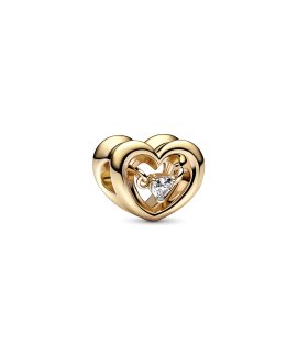 Pandora Shine Radiant Heart and Floating Stone Joia Conta Mulher 762493C01