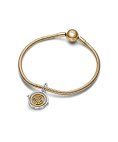 Pandora Fú Spinning Dangle Joia Conta Pendente Pulseira Mulher 762536C00 Pandora Fú Spinning Dangle Joia Conta Pendente Pulseira Mulher 762536C00