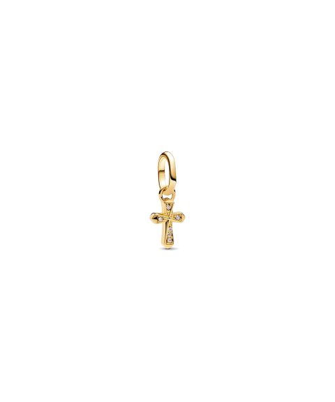 Pandora ME Sparkling Cross Mini Joia Conta Pendente Pulseira Cruz Mulher 763044C01