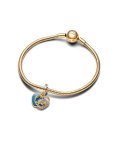 Pandora Shine Disney Cinderella´s Carriage and Heart Joia Conta Pendente Pulseira Mulher 763072C01