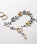 Pandora Handcuffs Joia Conta Pendente Pulseira Mulher 763435C00