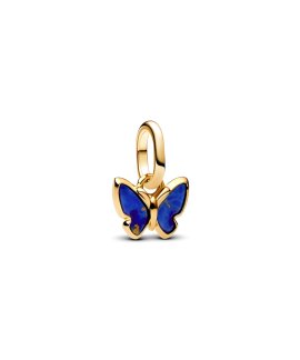Pandora ME Blue Butterfly Mini Joia Conta Pendente Pulseira Mulher 763825C01