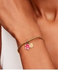 Pandora Disney Moana Flower Joia Conta Pendente Pulseira Mulher 763845C01