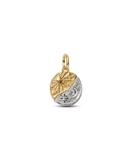 Pandora Talisman Sun and Moon Joia Conta Pendente Pulseira Mulher 763977C01