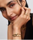 Pandora Mini Textured Clover Joia Conta Mulher 764047C00