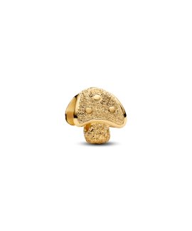 Pandora Mini Textured Mushroom Joia Conta Mulher 764048C00