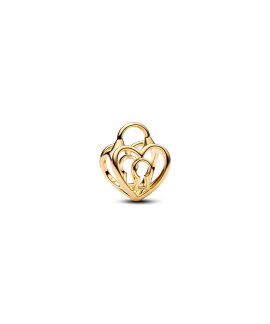 Pandora Openwork Heart Padlock Joia Conta Mulher 764358C00