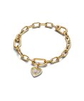 Pandora ME Shimmering Heart Joia Conta Pendente Pulseira Mulher 764409C01