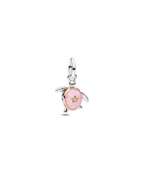 Pandora Club 2026 Pink Sea Turtle Joia Conta Pendente Pulseira Mulher 764432C01