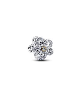 Pandora Pavé Flower Openwork Joia Conta Mulher 764480C01
