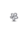 Pandora Pavé Flower Openwork Joia Conta Mulher 764480C01