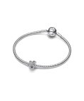 Pandora Pavé Flower Openwork Joia Conta Mulher 764480C01