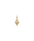 Pandora ME Green Hamsa Hand Mini Joia Conta Pendente Pulseira Mulher 764612C01