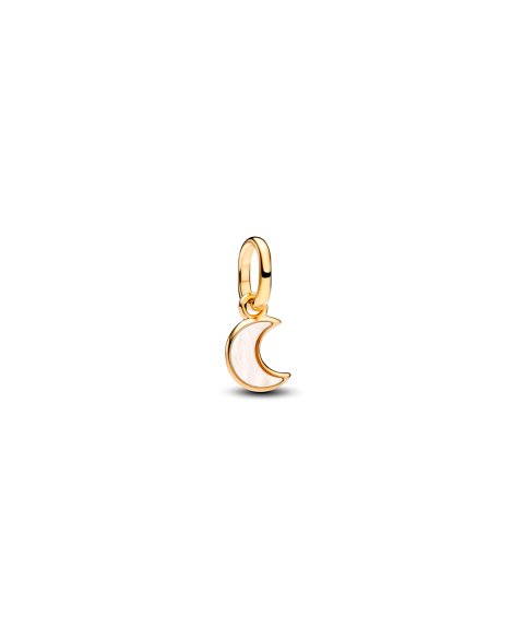 Pandora ME White Crescent Moon Mini Joia Conta Pendente Pulseira Mulher 764614C01