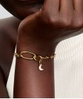Pandora ME White Crescent Moon Mini Joia Conta Pendente Pulseira Mulher 764614C01