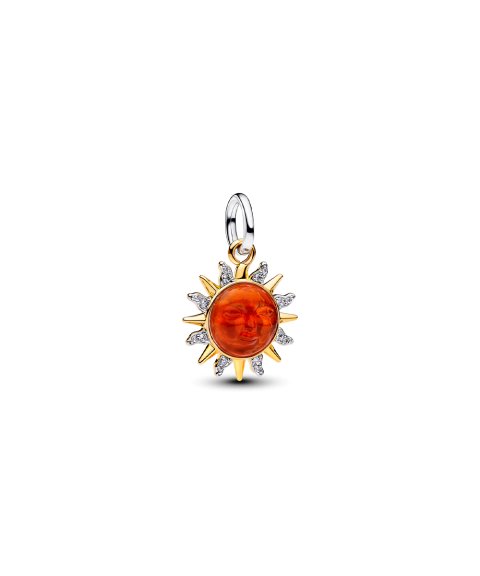 Pandora Swirling Sun Joia Conta Pendente Pulseira Mulher 764703C01