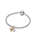 Pandora Engravable Trophy Double Joia Conta Pendente Pulseira Mulher 764715C01