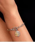Pandora Talisman Zodiac Libra Medallion Joia Conta Pendente Pulseira Mulher 764983C01