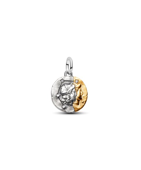 Pandora Talisman Zodiac Gemini Medallion Joia Conta Pendente Pulseira Mulher 764989C01