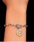Pandora Talisman Zodiac Pisces Medallion Joia Conta Pendente Pulseira Mulher 764991C01