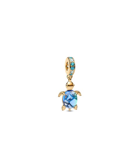 Pandora Sea Turtle Murano Glass Joia Conta Pendente Pulseira Mulher 768939C01